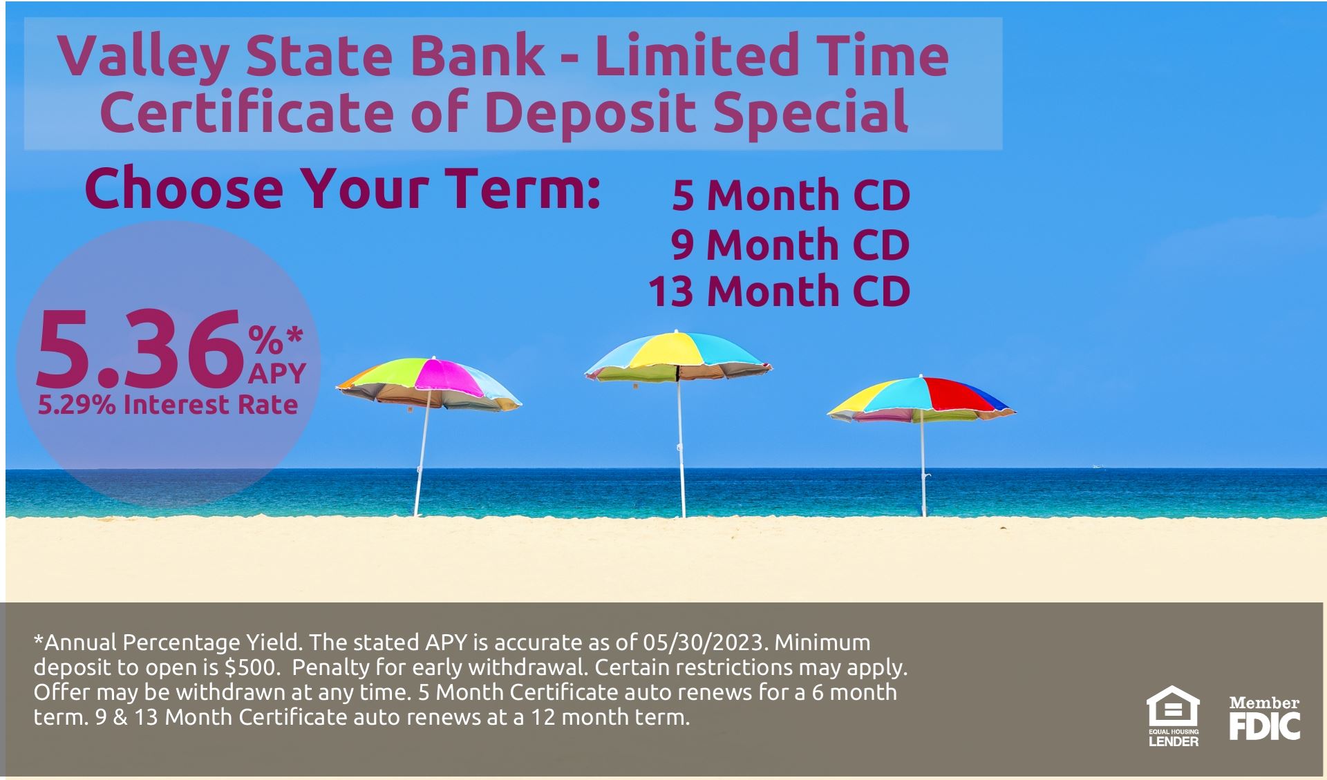 Limited Time CD Specials